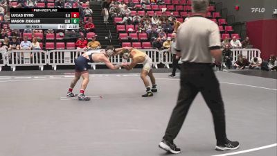 133 lbs Rr Rnd 1 - Lucas Byrd, Illinois vs Mason Ziegler, Lehigh