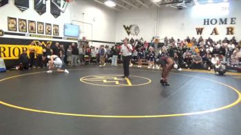 215 lbs Champ. Round 1 - Perignon Holmes, Waterloo West vs Brecken Schlader, North Butler-Clarksville