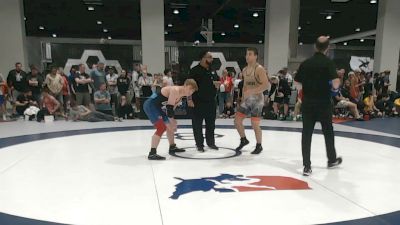 74 kg Cons. Rd Of 128 - Clayton McGuire, Avalanche Wrestling Association vs Christopher Moore, Arizona