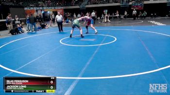 215 lbs 3rd Place Match - Silas Ferguson, Sitka High School vs Jackson Long, Haines High School