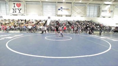 53 lbs Cons. Semi - Harrison West, Warrensburg Wrestling vs Jameson Costello, Club Not Listed