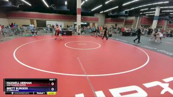 150 lbs Quarterfinal - Maxwell Herman, WAR Training Center vs Brett Burgess, 3F Wrestling