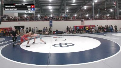 65 kg Cons. Rd Of 32 - Daryl Mills, Missouri Baptist Wrestling Club vs Ryan Hartung, Bearcat Wrestling Club