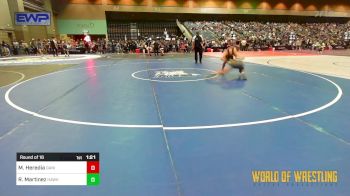 105 lbs Round Of 16 - Mateo Heredia, Daniel Cormier Wrestling Academy vs Raiden Martinez, Hawkeye WC