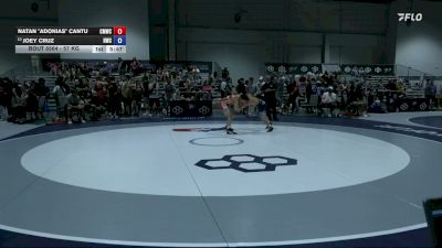 57 kg Cons. Sub-quarters - Natan "Adonias" Cantu, Colorado Mesa Wrestling Club vs Joey Cruz, Hawkeye Wrestling Club
