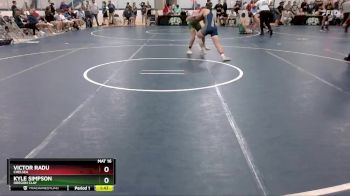 155 lbs Cons. Round 1 - Kyle Simpson, Oregon Clay vs Victor Radu, Chelsea