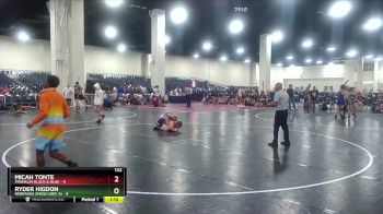 132 lbs Round 3 (6 Team) - Ryder Higdon, Nebraska Smash (Dev A) vs Micah Tonte, Franklin Black & Blue