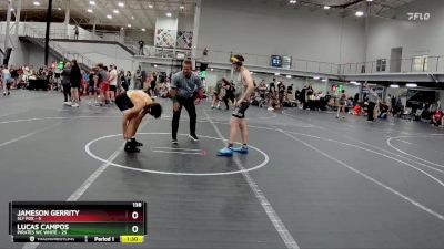 138 lbs Round 7 (8 Team) - Lucas Campos, Pirates WC White vs Jameson Gerrity, Sly Fox