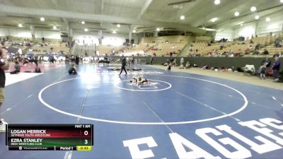 60 lbs Champ. Round 1 - Ezra Stanley, Irish Wrestling Club vs Logan Merrick, Seymour Youth Wrestling