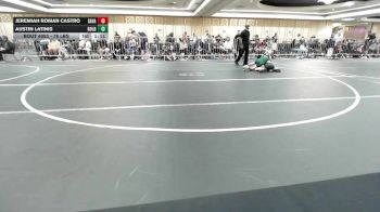 78 lbs Round Of 16 - Jeremiah Roman Castro, Savage House WC vs Austin Latinis, Gold Rush Wr Ac