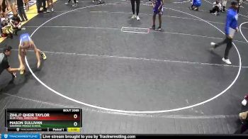 90 lbs Round 3 - Zihlj? Qheir Taylor, Blue Steel Wrestling vs Mason Sullivan, Oakridge Middle School