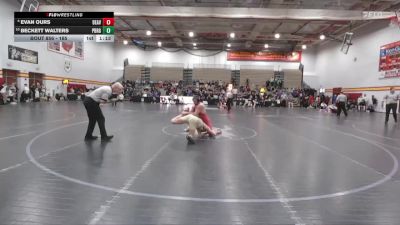 165 lbs 7th Place Match - Evan Ours, Beaver vs Beckett Walters, Perrysburg