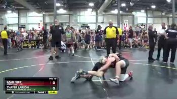 112 lbs Round 3 (6 Team) - Cash Frey, Steel Valley vs Thayer Larson, American Gladiators-Blue