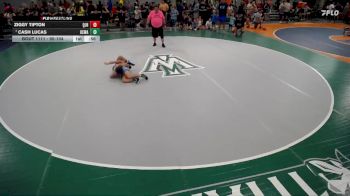 95-104 lbs Cons. Round 1 - Cash Lucas, Ottawa Wolfpack Wrestling Club vs Ziggy Tipton, QJHS