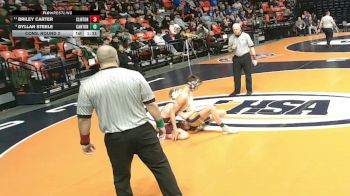 1A 120 lbs Cons. Round 2 - Briley Carter, Clinton vs Dyllan Steele, Canton