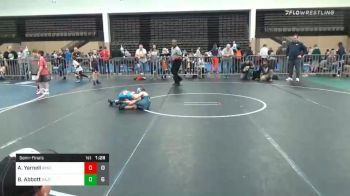53 lbs Semifinal - Aiden Yarnell, Rampage ES vs Beau Abbott, GA Justice Takedown ES
