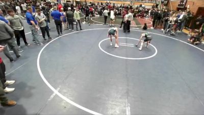 98 lbs Cons. Round 3 - Carson Worthen, Belgrade vs Wyatt Carey, Timberlake