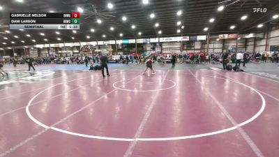 118 lbs Semifinal - Dani Larson, Big Game Wrestling Club vs Gabrielle Nelson, Black Hills Wrestling Academy
