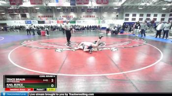 157 lbs Cons. Round 5 - Trace Braun, Southeastern vs Kael Bunce, William Penn (Iowa)