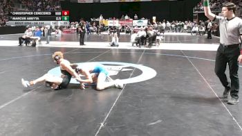 5A 144 lbs Semifinal - Christopher Cereceres, Hobbs vs Marcus Abeyta, Cleveland