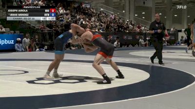 65 kg Champ. Rd Of 32 - Joseph Airola, Nebraska Kearney vs Jesse Mendez, Ohio RTC/ Titan Mercury Wrestling Club