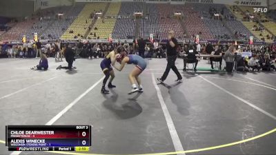 110 lbs Round 1 (16 Team) - Chloe Dearwester, Presbyterian vs Alexis Winecke, Wisconsin Stevens Point