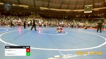 52 lbs Consi Of 16 #1 - Michael Petro, Cowboy Wrestling Club vs Jax Boelman, Sebolt Wrestling Academy