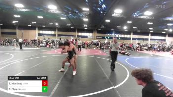 144 lbs Consi Of 32 #1 - Zachary Martinez, Team Aggression vs Zachary Chacon, Laguna Hills HS