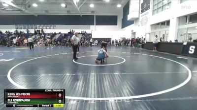 138 lbs Cons. Round 4 - Eli Roripaugh, Chaparral vs KIng Johnson, Paramount