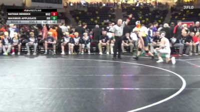 113 lbs 5th & 7th Place - Nathan Benedix, Woodbury Central vs Maximus Applegate, Riverside, Oakland