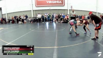 83-88 lbs Round 2 - Easton Chambers, Richlands Wrestling Club vs Makayla Santiago, Guerrilla Wrestling (GWA)