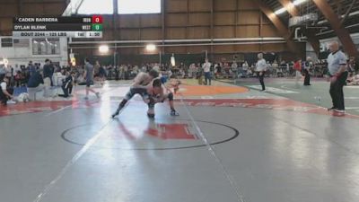 125 lbs Quarterfinal - Caden Barbera, Iron Faith vs Dylan Blenk, Westhampton Beach