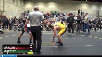 Placement (4 Team) - Mason Reuter, Hudson Black vs Nathen Main, South Lyon Matcats