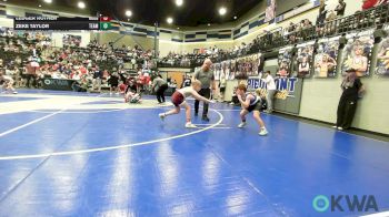 75 lbs Consi Of 8 #2 - Ledger Rother, Rough Riders vs Zeke Taylor, Team Guthrie Wrestling