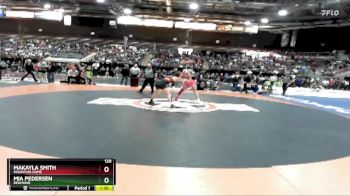 120 lbs Quarterfinal - Makayla Smith, Mountain Home vs Mia Pedersen, Redmond