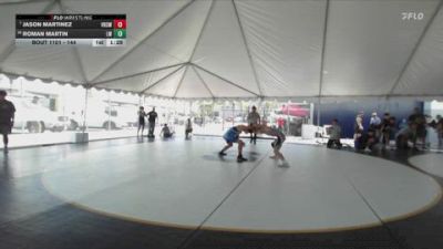 144 lbs Champ. Round 1 - Jason Martinez, Valencia High School Wrestling vs Roman Martin, Legacy WC
