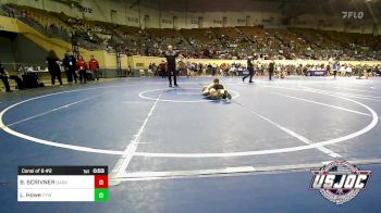 110 lbs Consi Of 8 #2 - BUCK SCRIVNER, Darko Valley Wolfpak vs Lucas Howe, Coweta Tiger Wrestling