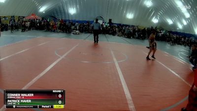 60 lbs Round 1 (6 Team) - Conner Walker, Kardiac Kidz vs Patrick Maver, Lake WC