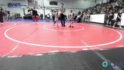 68 lbs Rr Rnd 2 - Piper Weisinger, Wyandotte Youth Wrestling vs Aubrey Snyder, Team Tulsa Wrestling Club