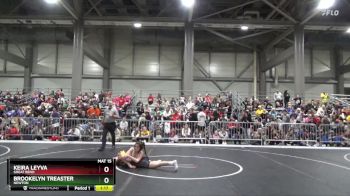 110 lbs Quarterfinal - Brookelyn Treaster, Newton vs Keira Leyva, Great Bend