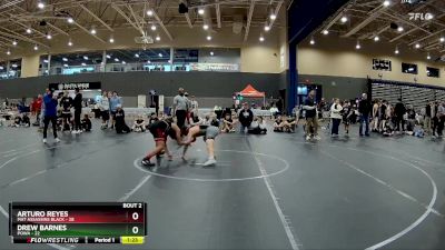 120 lbs Round 1 (8 Team) - Drew Barnes, POWA vs Arturo Reyes, Mat Assassins Black