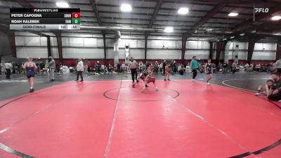 Semifinal - Peter Capogna, Sound Beach vs Noah Kalebek, Fair Lawn