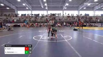 80 lbs Prelims - Bryson Cash, Virginia Hammers vs Kaden Kleinman, Ride Out Wrestling Club