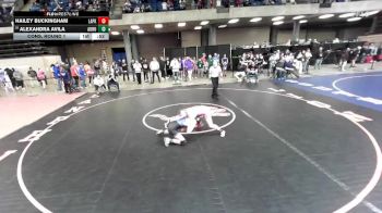 110 lbs Cons. Round 1 - Alexandra Avila, Unattached vs Hailey Buckingham, Unattached