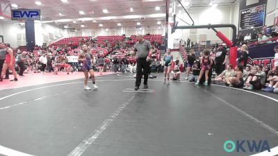 65 lbs Semifinal - Riley Miller, Scrappers vs Jaycee Cervantes, Oklahoma Mafia