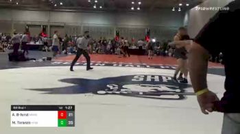 220 lbs Prelims - Andrew Blackburn-forst, Menace-Peanut Butter vs Michael Toranzo, Apex Black