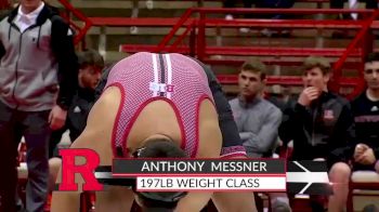 197 lbs, Anthony Messner, Rutgers vs. Hunter Ritter, Wisconsin