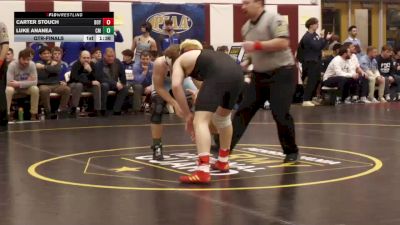 160 lbs Qtr-finals - Carter Stouch, Boyertown Area vs Luke Ananea, Central Mountain