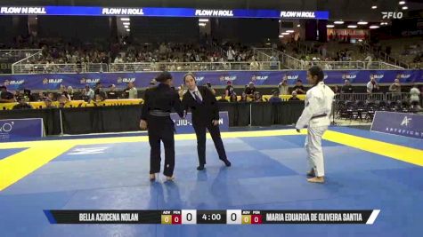 Bella Azucena Nolan vs Maria Eduarda De Oliveira Santia 2026 Pan Kids Jiu-Jitsu IBJJF Championship