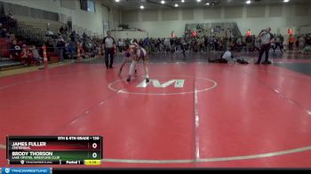 130 lbs 1st Place Match - James Fuller, Centennial vs Brody Thorson, Lake Crystal Wrestling Club